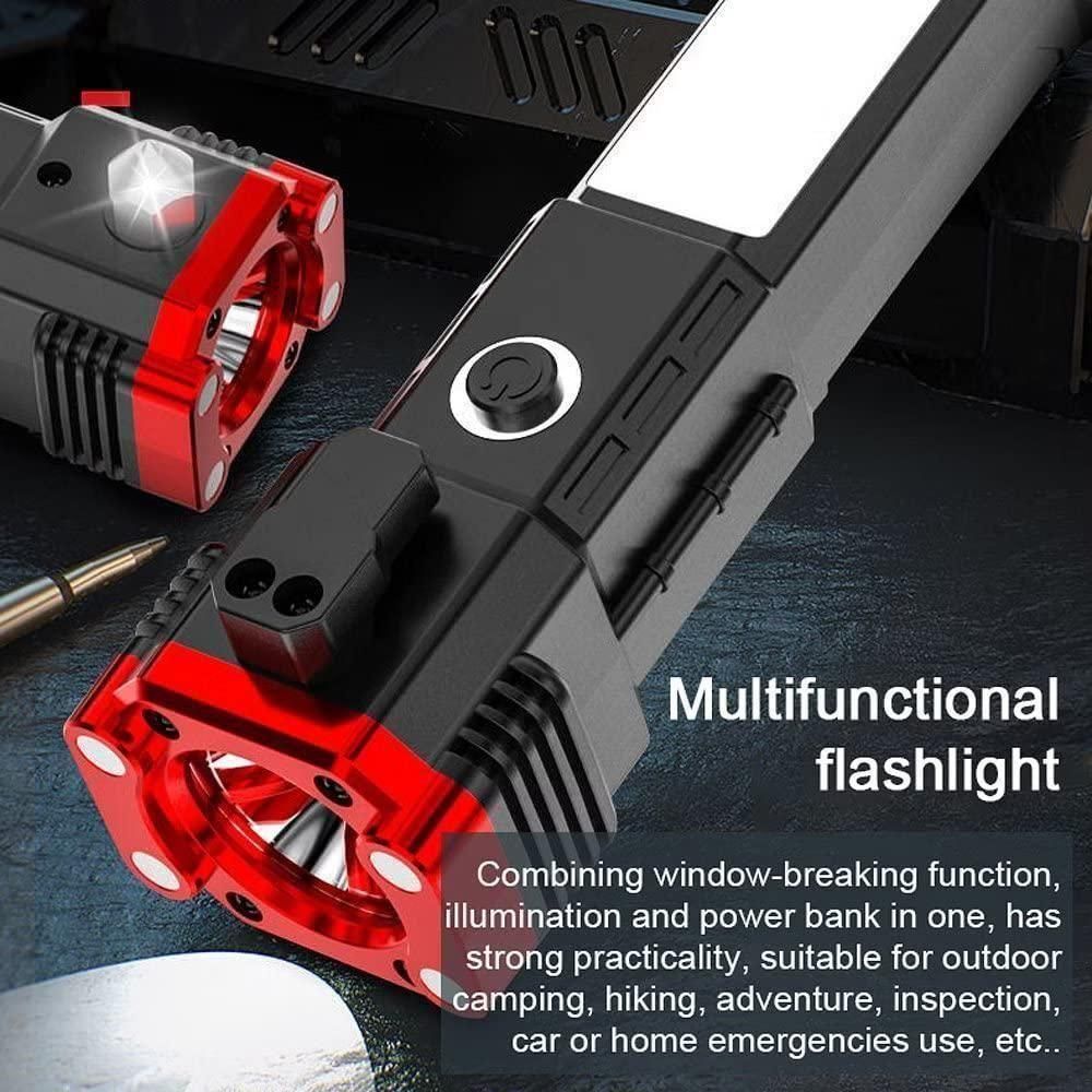 Portable Rechargeable Torch LED Flashlight i6r2ja-hp