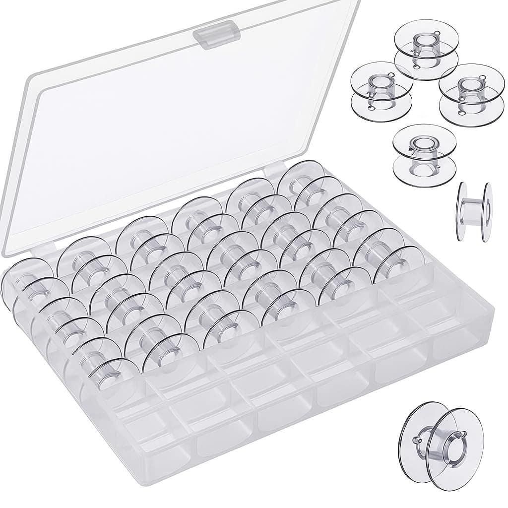 24 Pcs Sewing Machine Thread Bobbins i6r2ja-hp