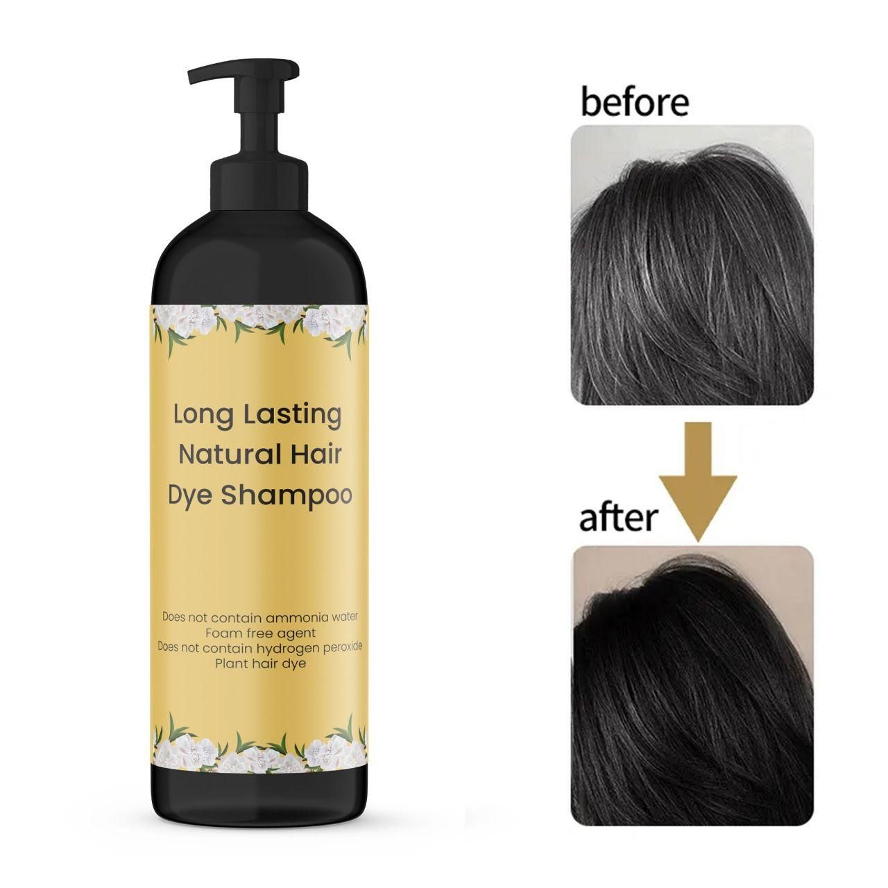 Long Lasting Natural Hair Dye Shampoo 100ML (Pack of 2) i6r2ja-hp
