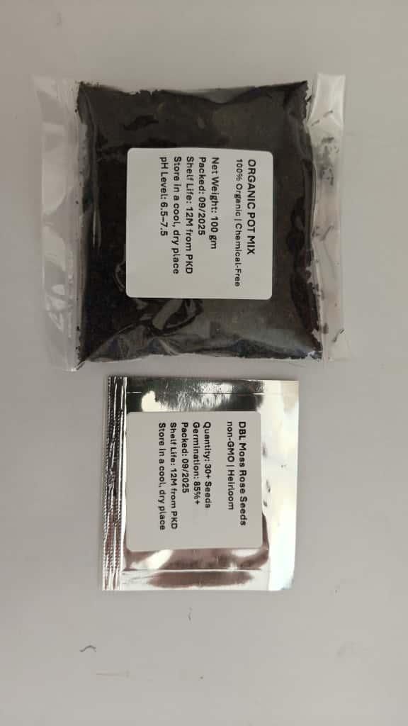 Double Moss Rose seeds + 100 grams Organic potmix Free i6r2ja-hp