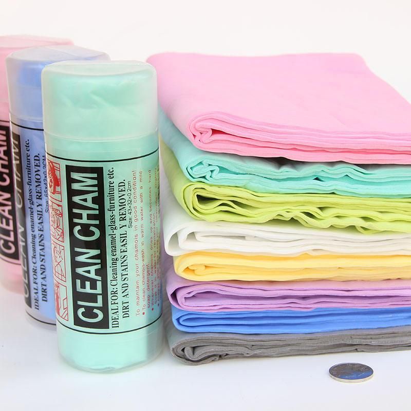 Clean Cham Synthetic Chamois Cloth (Assorted, Pack of 1) i6r2ja-hp