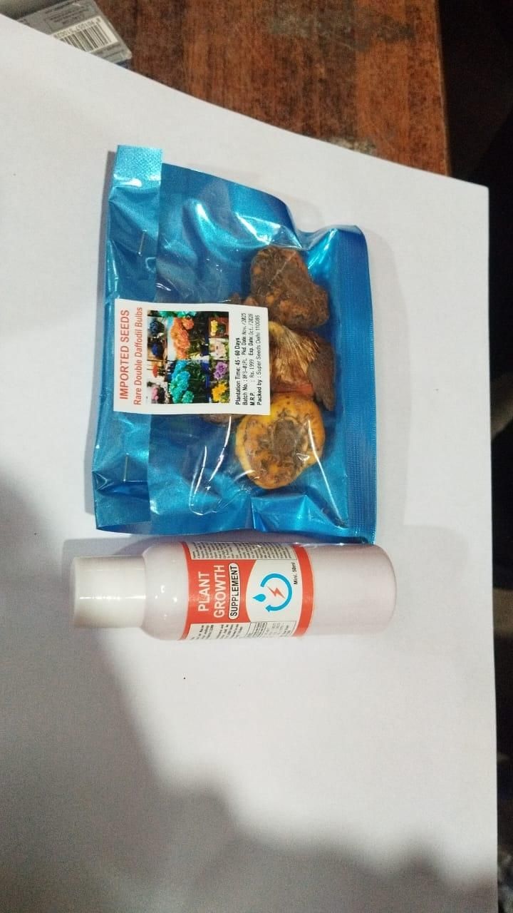 Rare Daffodil Bulbs with Plant Growth Supplement (Pack of 4) i6r2ja-hp