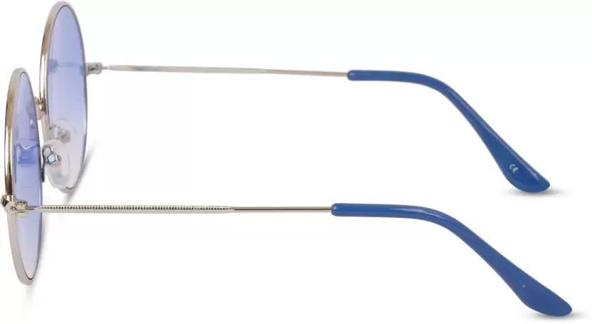 UV Protection Round Sunglasses (55 Blue) i6r2ja-hp