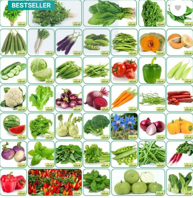 45 Varieties of Fruit and Vegetable Seeds i6r2ja-hp