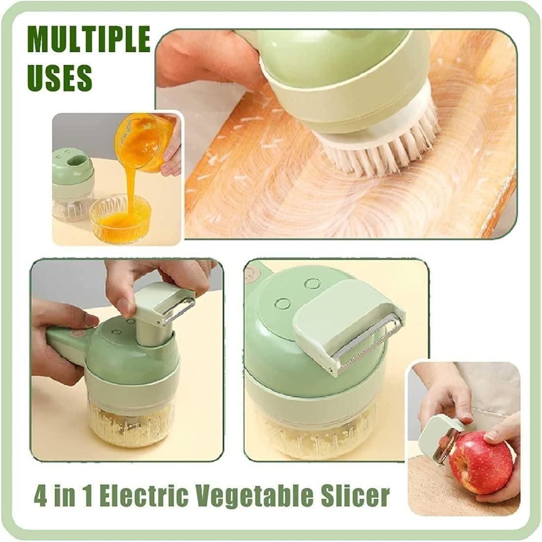 4 in 1 Portable Electric Vegetable Cutter Set i6r2ja-hp