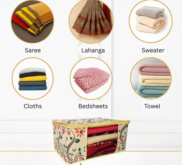 High Quality Flower Printed Saree Cover i6r2ja-hp