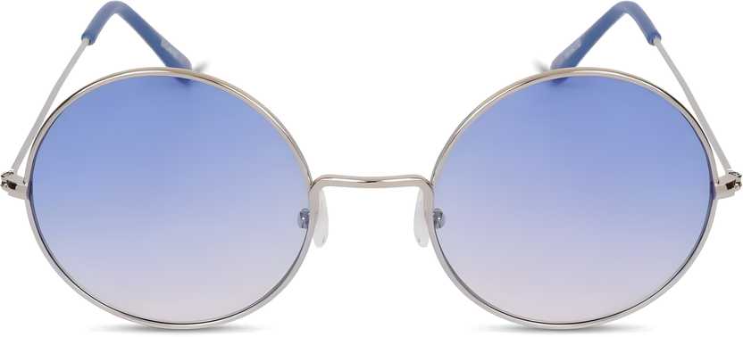 UV Protection Round Sunglasses (55 Blue) i6r2ja-hp