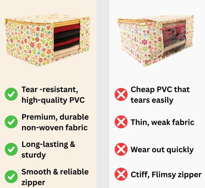 High Quality Ivory Flower Printed Saree Cover i6r2ja-hp