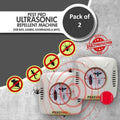 Ultrasonic Repellent Machine (Pack of 2) i6r2ja-hp