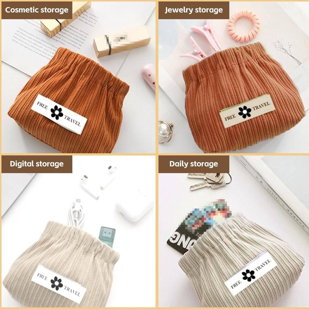 Elastic Storage Pouch Stretchable Organizer Bag (Pack of 5) i6r2ja-hp