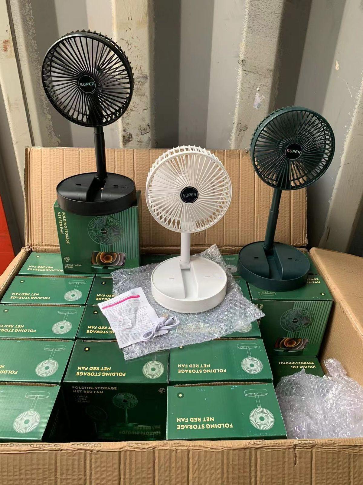 Powerful Rechargeable High Speed Table Desk Fan i6r2ja-hp