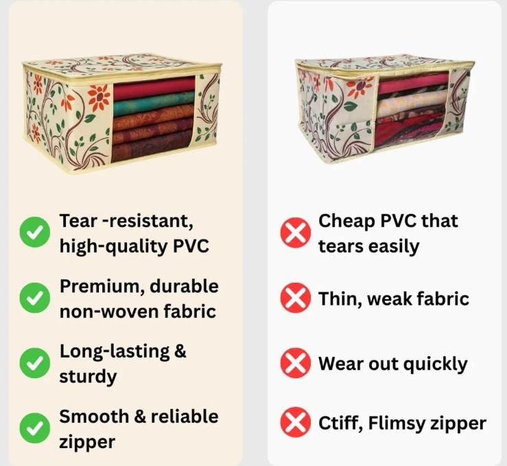 High Quality Flower Printed Saree Cover i6r2ja-hp