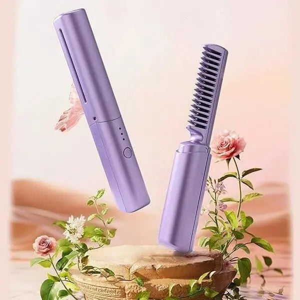 Rechargeable Hot Comb Hair Straightener i6r2ja-hp
