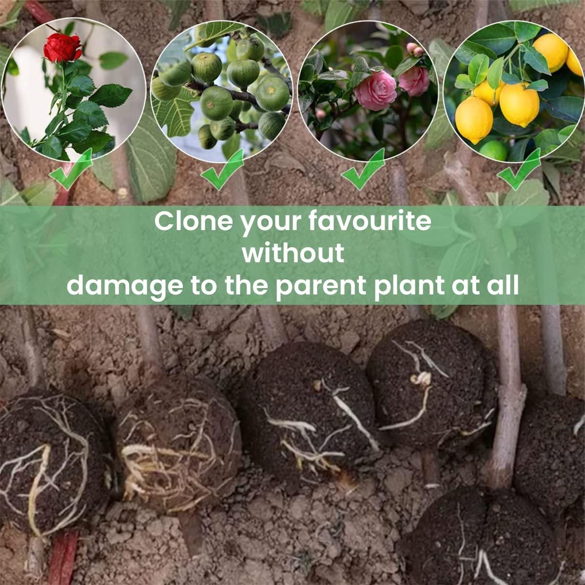 Rooting Balls Pack of 5 with Pot Mix Combo i6r2ja-hp