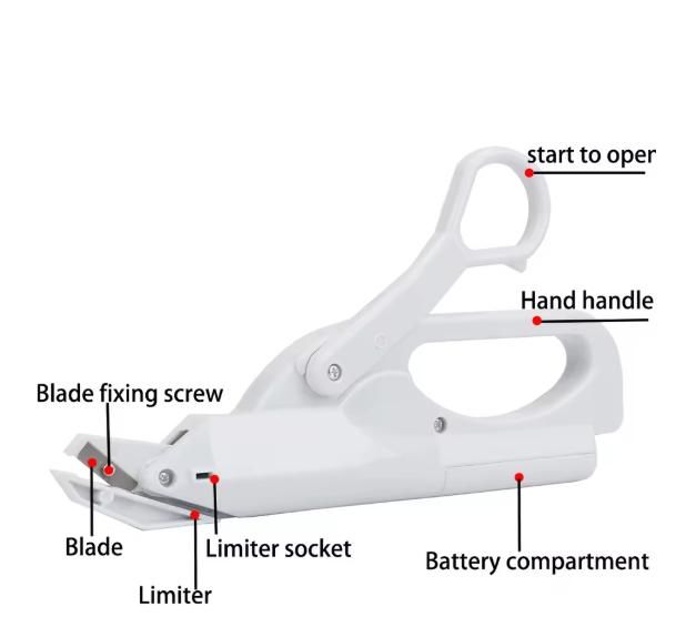 Electric Scissors Shears Safe Handheld Fabric Sewing Cutting Machine i6r2ja-hp