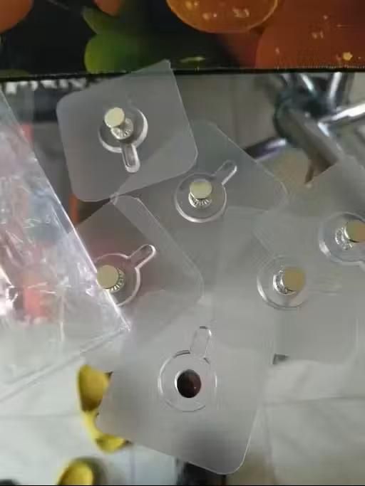 Self Adhesive Hooks for Wall Heavy Duty Strong Nail Free for Hanging Photo Frame Hook (Pack of 20/30) i6r2ja-hp