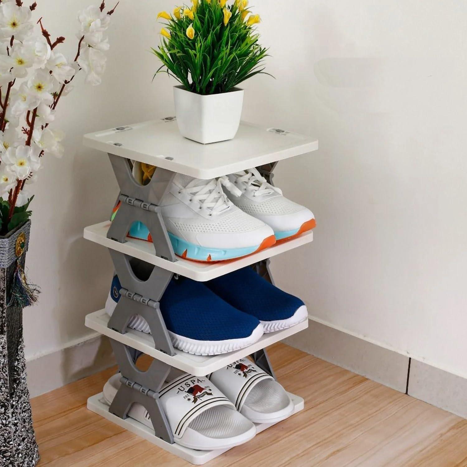 Foldable Space Saving Shoes Rack 3 Layer i6r2ja-hp