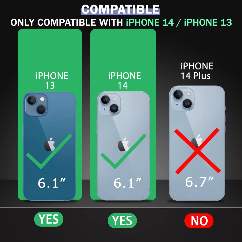 Back Cover for Apple iPhone 13 Apple Iphone 13  (Transparent, Magsafe, Pack of: 1)