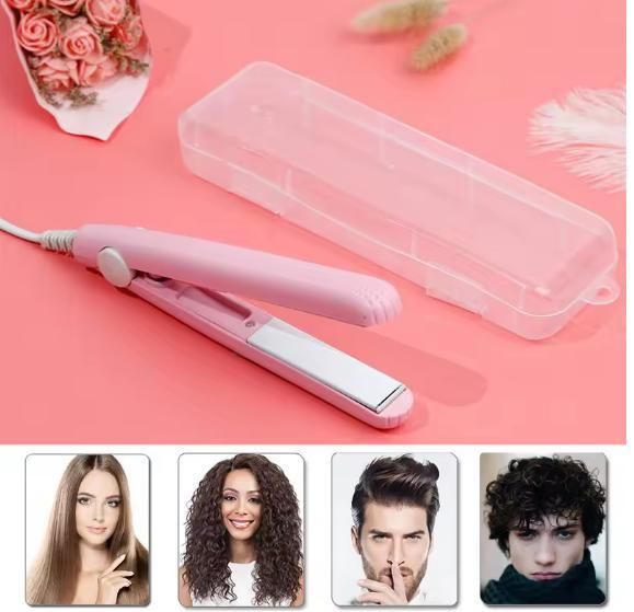 2-in-1 Mini Hair Straightener and Curler i6r2ja-hp