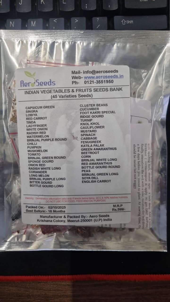 45 Varieties of Fruit and Vegetable Seeds i6r2ja-hp