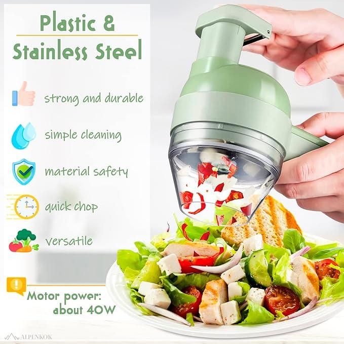 4 in 1 Portable Electric Vegetable Cutter Set i6r2ja-hp