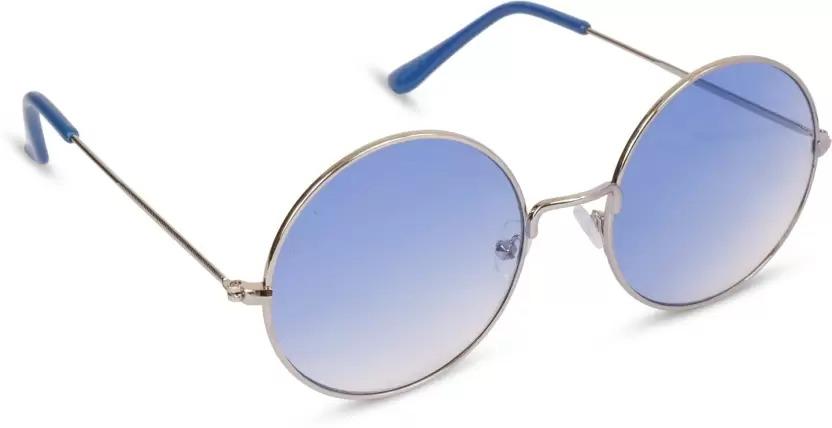 UV Protection Round Sunglasses (55 Blue) i6r2ja-hp