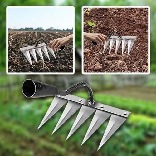 5 Teeth Carbon Steel Garden Weeding i6r2ja-hp