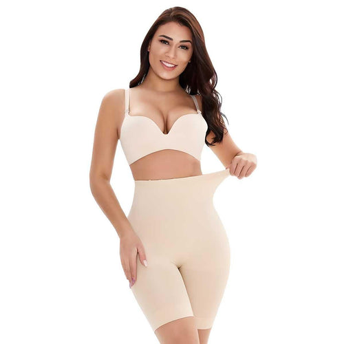 4-in-1 Shaper - Quick Slim Shape Wear Tummy, Back, Thighs, Hips - Black/Efffective Seamless Tummy Tucker i6r2ja-hp
