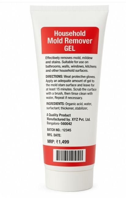 Household Mold Remover Gel 100 ml Pack of 1 i6r2ja-hp