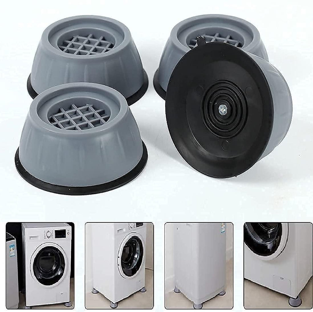 Anti Vibration Pad-Anti-vibration Pads For Washing Machine - 4 Pcs Shock Proof Feet For Washer ? Dryer, Great For Home, Laundry Room, Kitchen, Washer, Dryer, Table, Chair, Sofa, Bed (4 Units) i6r2ja-hp