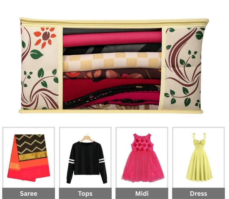 High Quality Flower Printed Saree Cover i6r2ja-hp