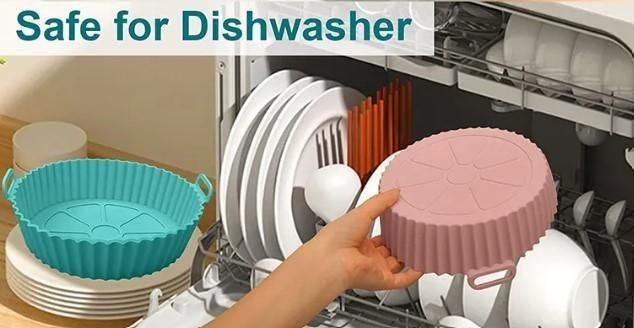 Air Fryer Silicone Baking Tray Reusable Mold i6r2ja-hp