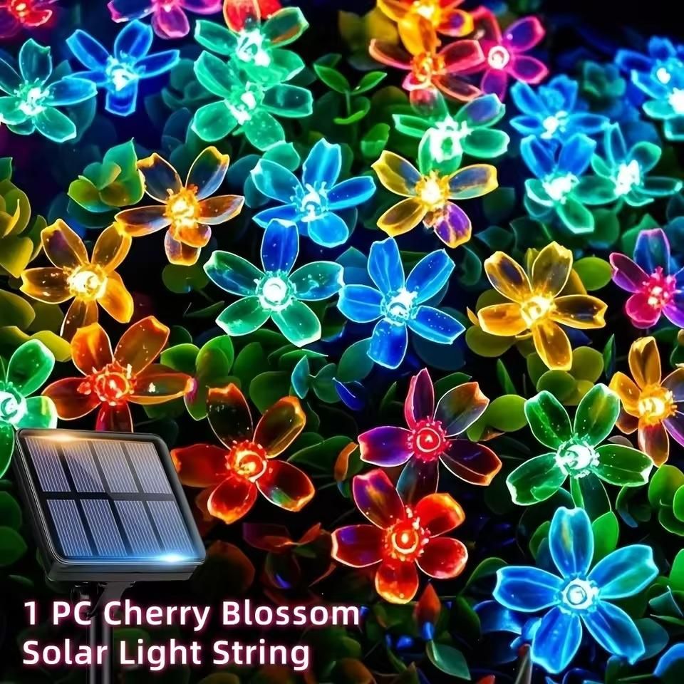 Silicone Flower String Lights - 14 LED i6r2ja-hp