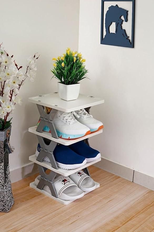 Foldable Space Saving Shoes Rack 3 Layer i6r2ja-hp