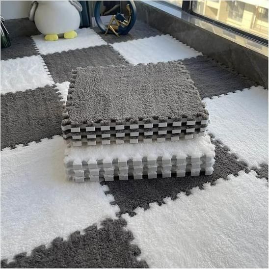 Interlocking Carpet Tiles Mat (6pc) i6r2ja-hp