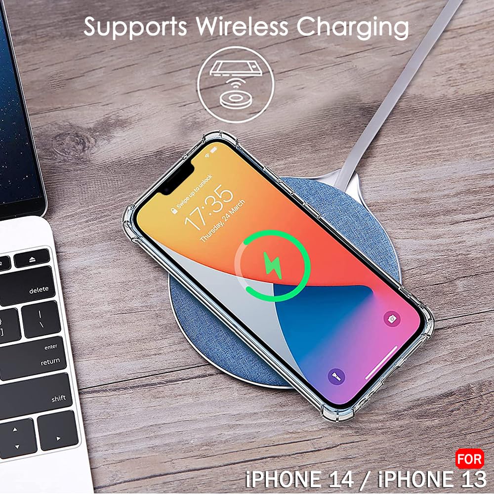 Back Cover for Apple iPhone 13 Apple Iphone 13  (Transparent, Magsafe, Pack of: 1)