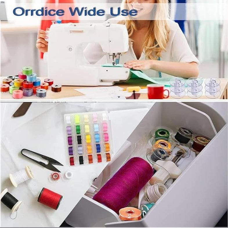 24 Pcs Sewing Machine Thread Bobbins i6r2ja-hp