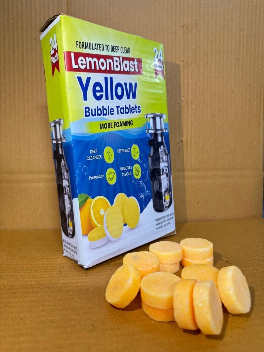 LemonBlast Yellow Bubble Tablets (24pc) i6r2ja-hp
