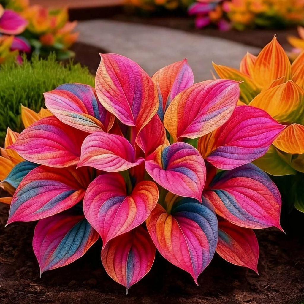 Multicolor Hosta Seeds + Plant Growth Serum Free i6r2ja-hp