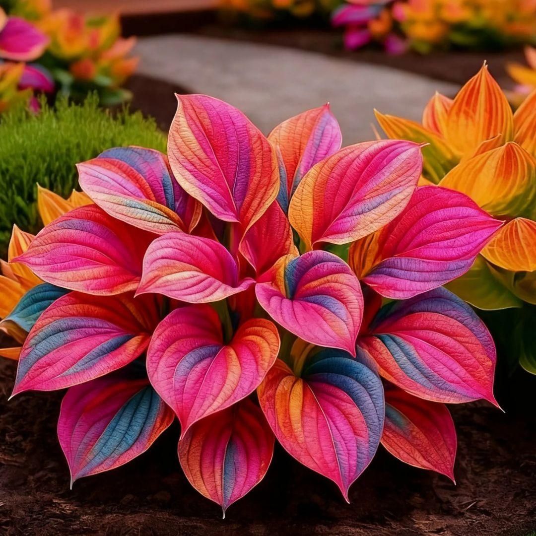 Multicolor Hosta Seeds + Plant Growth Serum Free i6r2ja-hp
