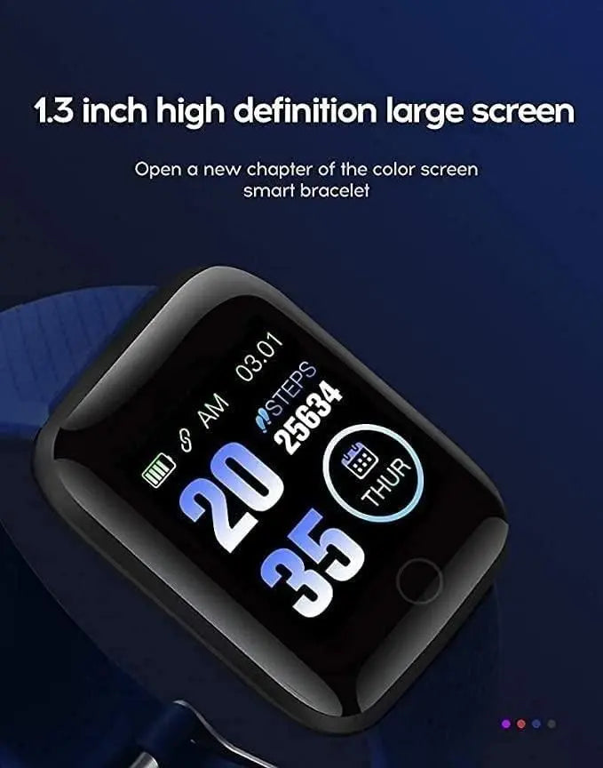 ID116 Plus Smart Bracelet Fitness Tracker Color Screen Smartwatch Heart Rate Blood Pressure Pedometer Sleep Monitor i6r2ja-hp