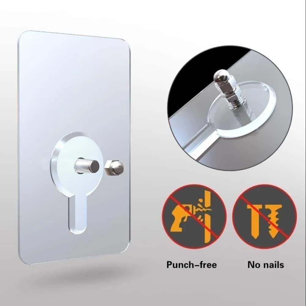 Self Adhesive Hooks for Wall Heavy Duty Strong Nail Free for Hanging Photo Frame Hook (Pack of 20/30) i6r2ja-hp