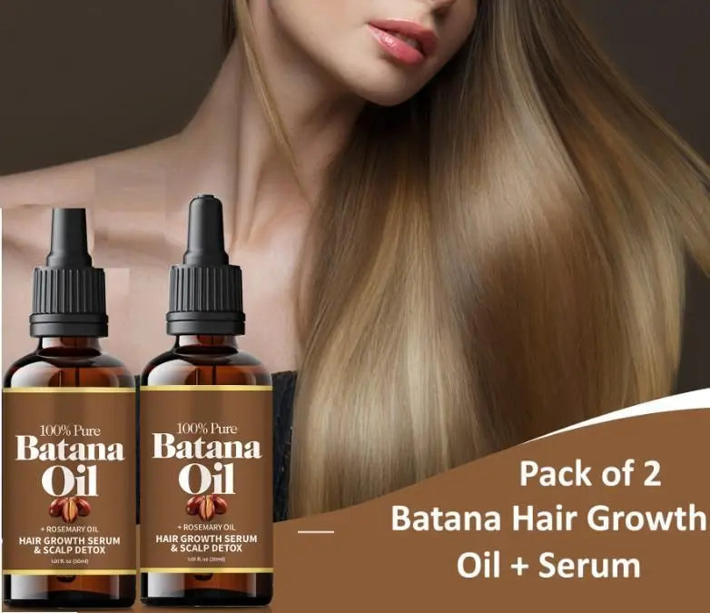 Batana Hair Growth Oil + Serum 30ml (Pack of 2) i6r2ja-hp