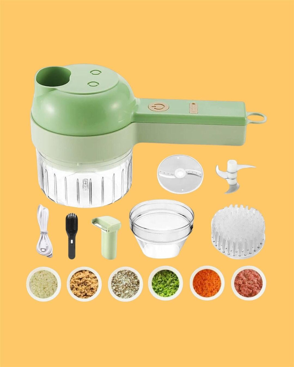 4 in 1 Portable Electric Vegetable Cutter Set i6r2ja-hp