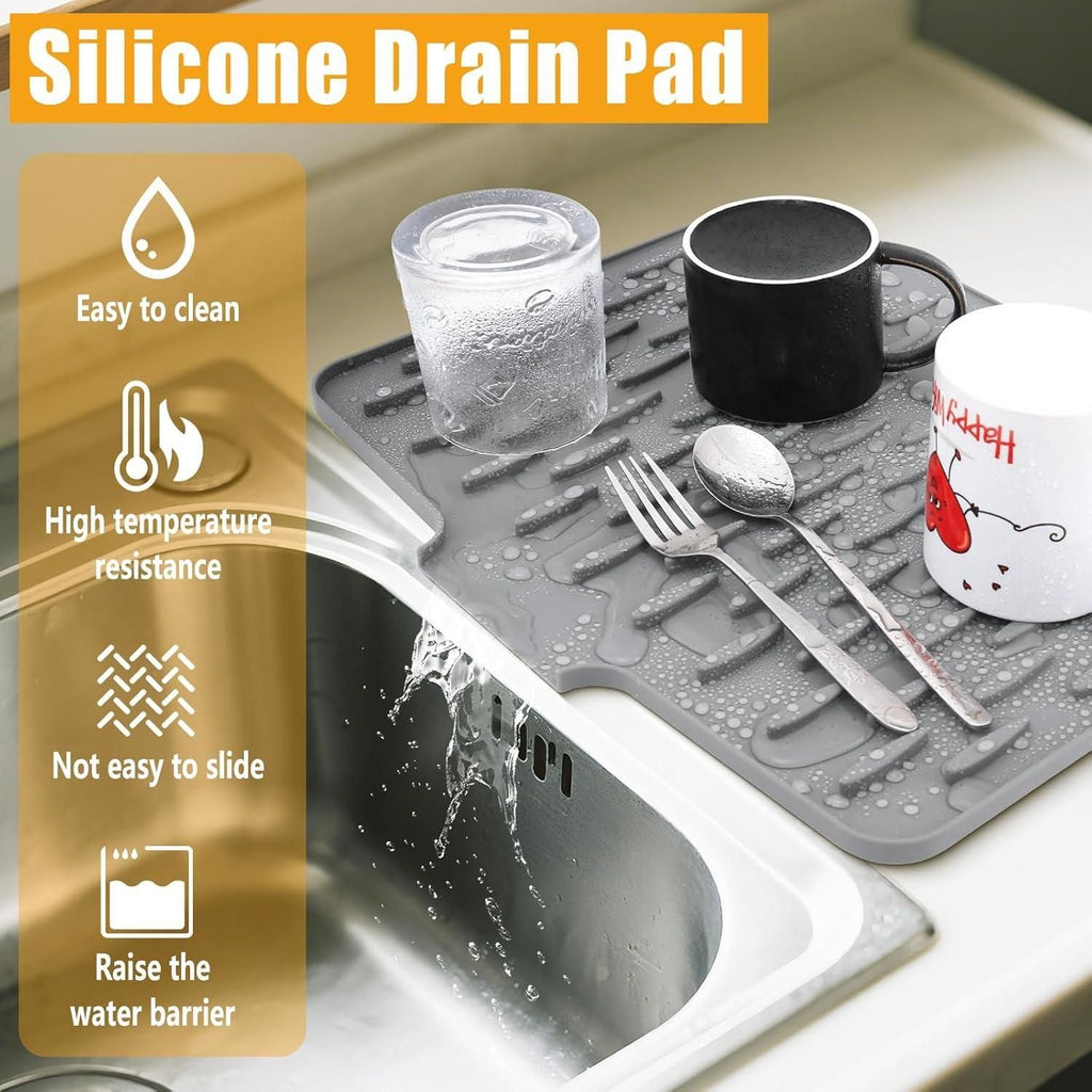 Silicone Dish Drying Mat for Kitchen i6r2ja-hp