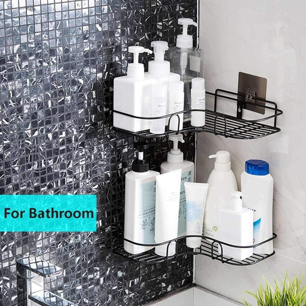 Metal Bathroom Corner Rack Storage Shelves i6r2ja-hp