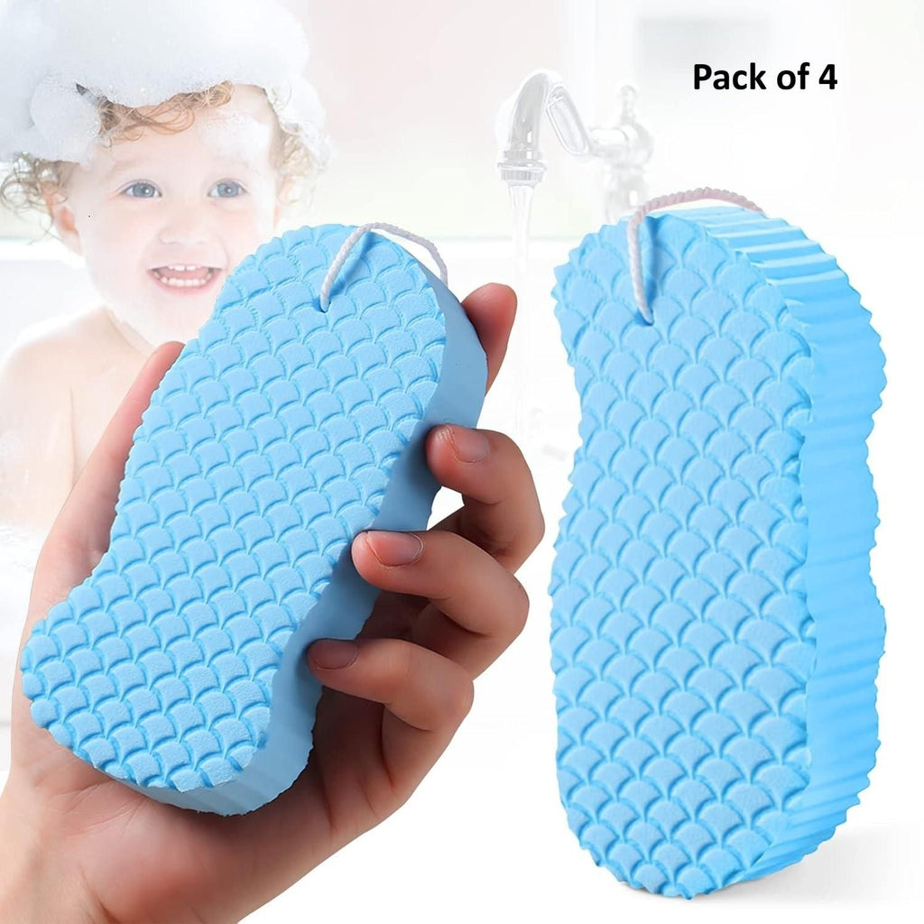 Kids Magic Bath Sponge Exfoliating Brush for Gentle Dead Skin Removal - Baby Body Scrubber & Massage Cleaning Tool i6r2ja-hp