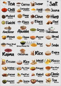 Waterproof Kitchen Spice Jar Label Stickers (Pack of 1 - 60 Stickers) i6r2ja-hp