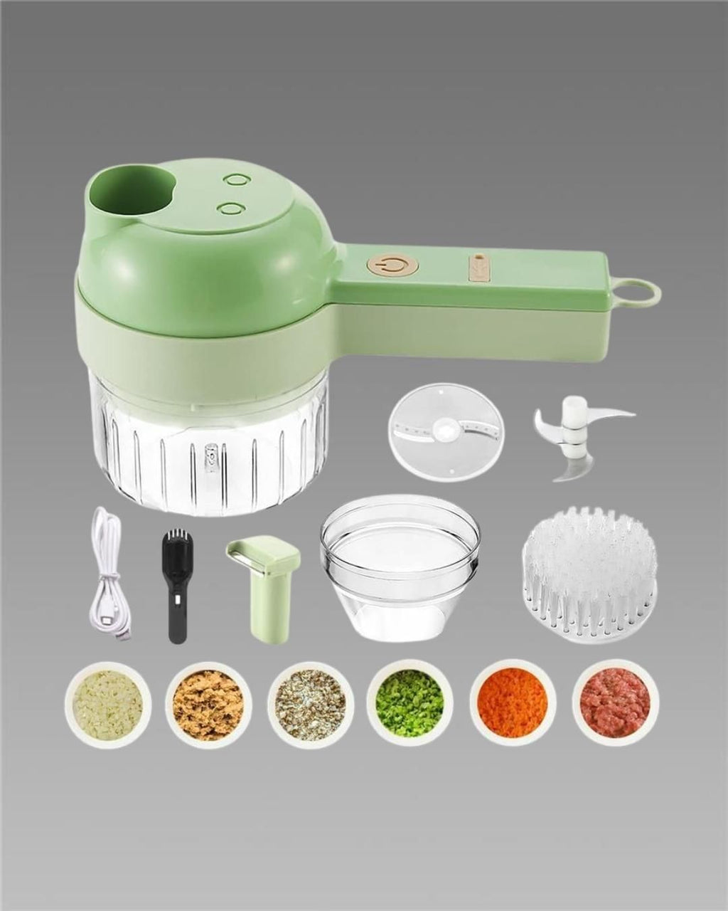 4 in 1 Portable Electric Vegetable Cutter Set i6r2ja-hp