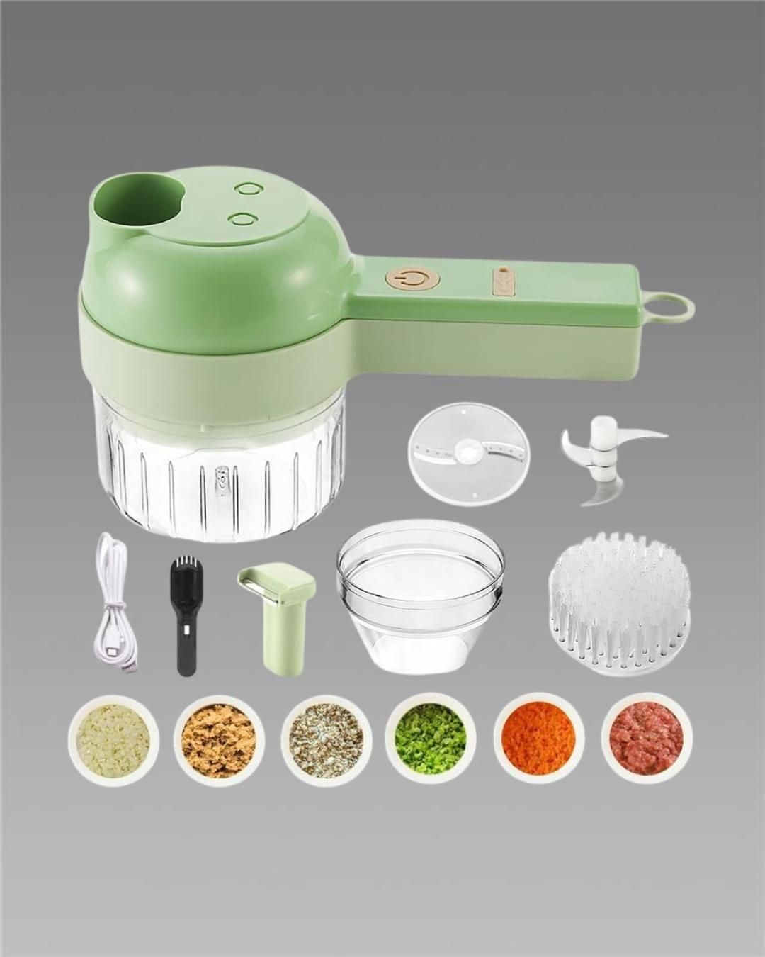 4 in 1 Portable Electric Vegetable Cutter Set i6r2ja-hp